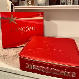 Lancôme & Estée Lauder empty makeup boxes/ case. Plus four (4) makeup pouch